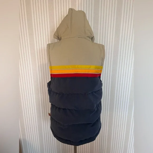 Yo Colorado Epic Fader Puffer Vest Unisex Hooded Size Medium NEW - Picture 10 of 13